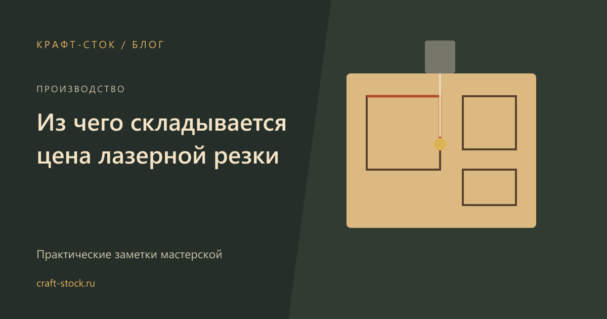 Цена лазерной резки фанеры: за что вы платите и как сэкономить