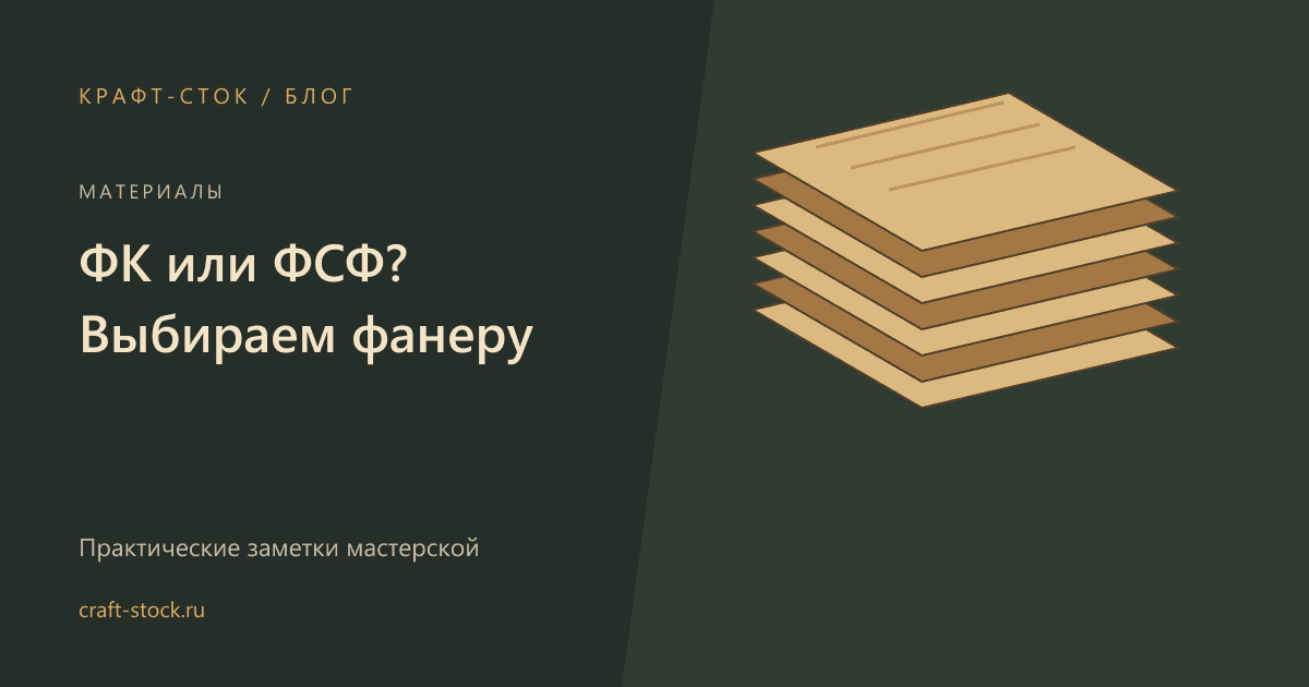 Фанера ФК и ФСФ: в чём разница и какую выбрать для дома