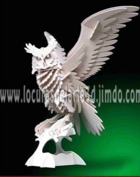 3D-головоломка сова напольная