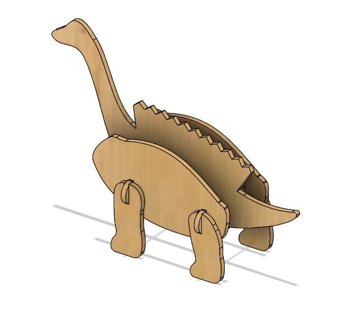 3D-пазл динозавр